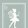 Personalised Fairy Girl Silhouette Print, thumbnail 6 of 8