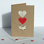 Personalised Love Heart Card, thumbnail 1 of 8