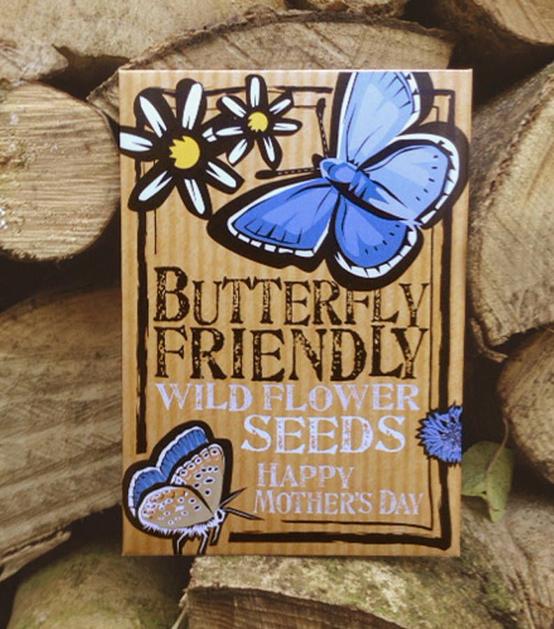 Mother's Day Butterfly Friendly Wild Flower Seeds, 1 of 5