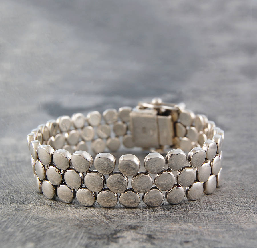 Sterling Silver Scales Necklace By Otis Jaxon