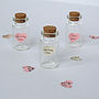 Tiny Personalised Heart Message In A Bottle, thumbnail 2 of 7