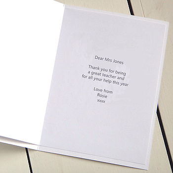 Personalised Thank You Card For Him, 5 of 12
