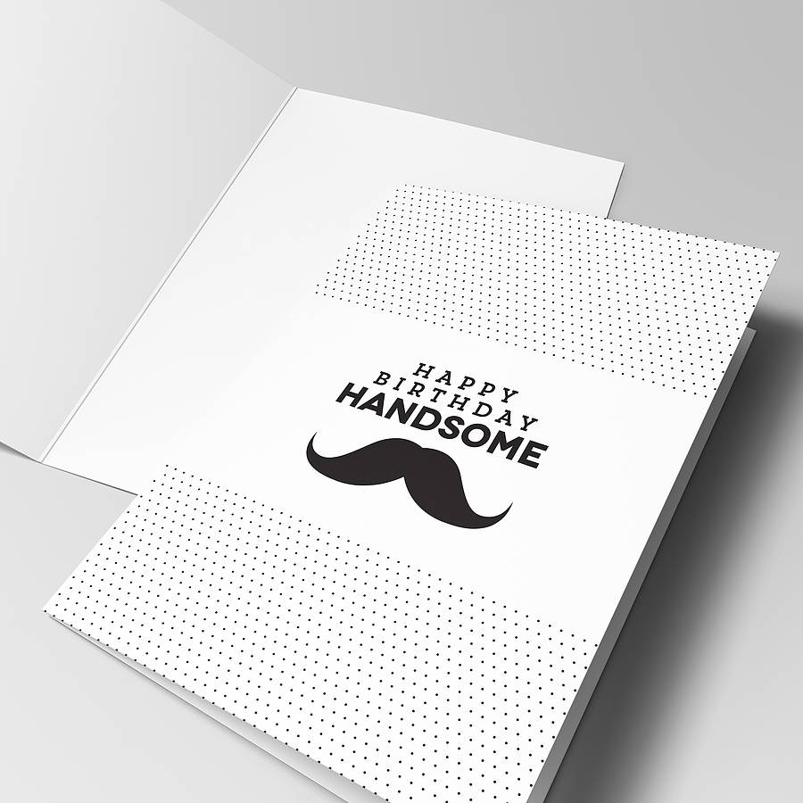 Inspirational 100 Happy Birthday Handsome Card