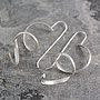 Curled Spiral Sterling Silver Drop Earrings, thumbnail 3 of 6