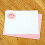 12 Pink Children's Thank You Cards, thumbnail 2 of 3