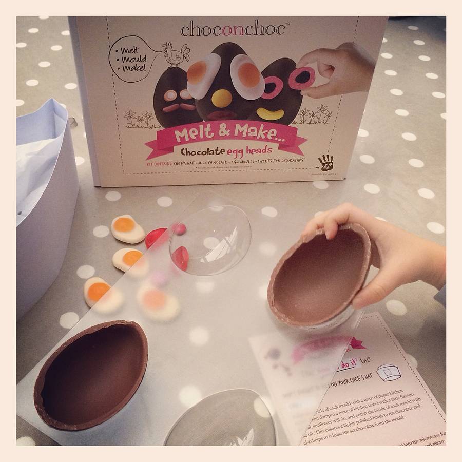 make your own chocolate egg by choc on choc