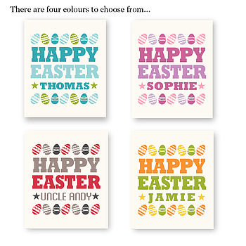 Personalised Easter Chocolate Bars Gift Set, 6 of 7