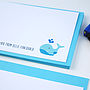 12 Personalised A6 Whale Thank You Cards, thumbnail 2 of 5