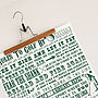 'Rules To Golf By' Golf Lovers' Print, thumbnail 5 of 8