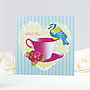 Vintage Bird With Love Greeting Card, thumbnail 2 of 2