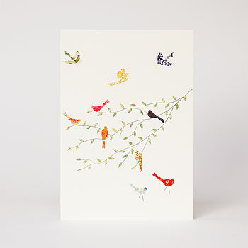 Birds On A Branch Card, 2 of 2