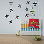 Airplanes Wall Art Decal Pack For Kids, thumbnail 3 of 5