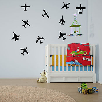 Airplanes Wall Art Decal Pack For Kids, 3 of 5