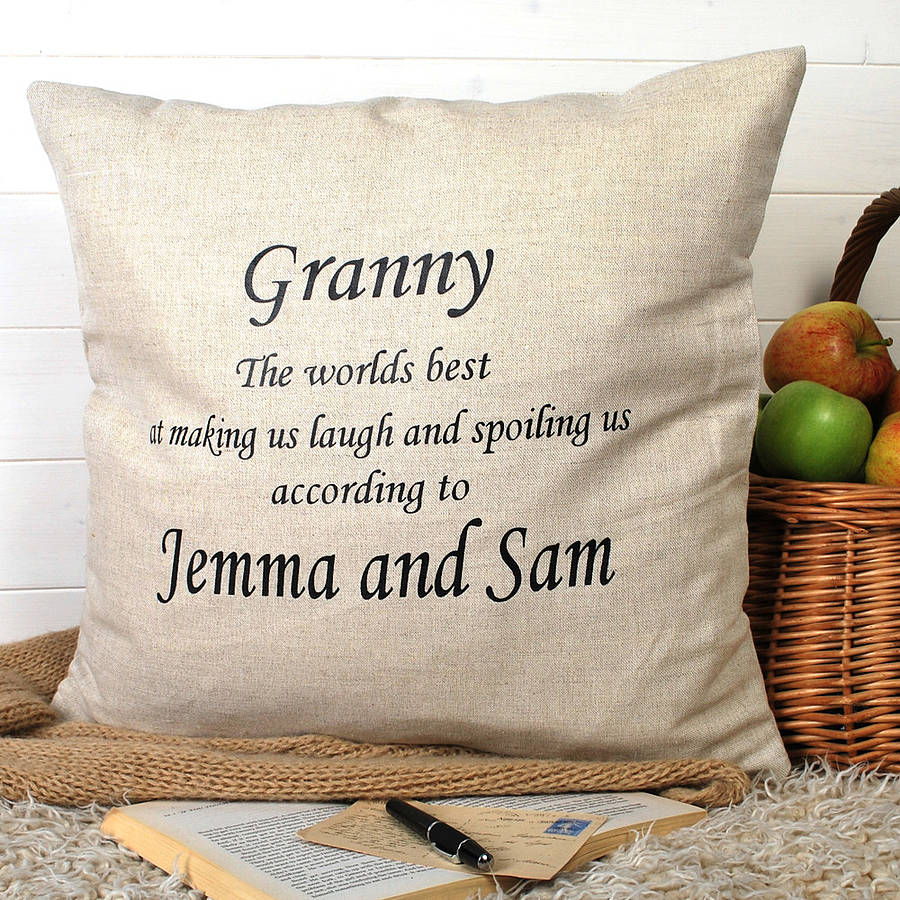 Granny Birthday Cushion By Bags Not War 