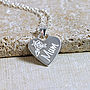 Personalised Silver Mum Heart Necklace, thumbnail 3 of 8