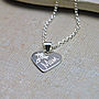 Personalised Silver Mum Heart Necklace, thumbnail 4 of 8