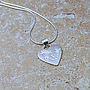 Personalised Silver Mum Heart Necklace, thumbnail 8 of 8