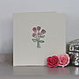 Handmade Roses Bouquet Card, thumbnail 4 of 4