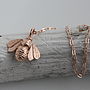 Bee Necklace, Sterling Silver And Rose Gold Plated, thumbnail 5 of 10