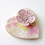 Blossom Washi Paper Floral Brooch, thumbnail 3 of 5
