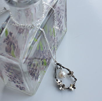 Handmade Silver Woodland Flower Necklace, 3 of 6