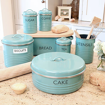 vintage blue kitchen storage collection by dibor ...