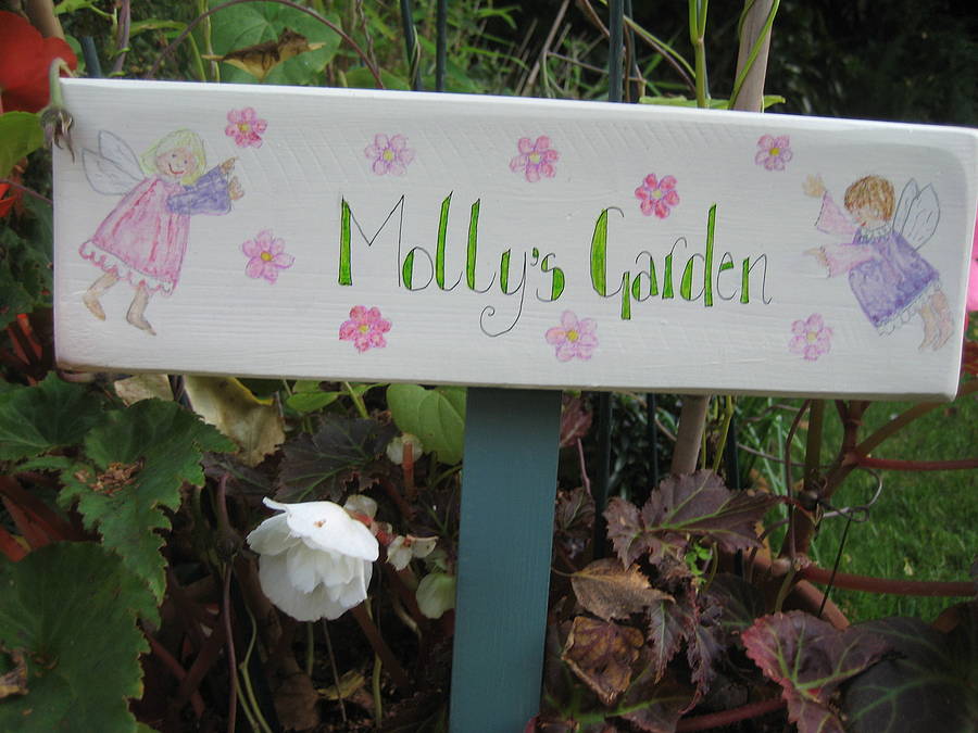 Fairy Garden Sign, Bespoke, 1 of 3