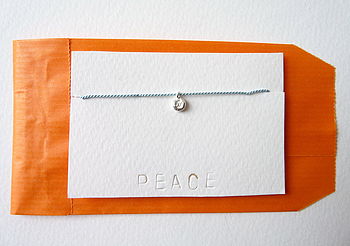 Handmade Peace Silk Bracelet, 5 of 7