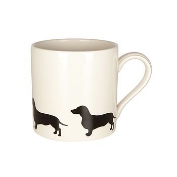 Smooth Haired Dachshund Dog Mug, 2 of 3