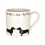 Smooth Haired Dachshund Dog Mug, thumbnail 3 of 3