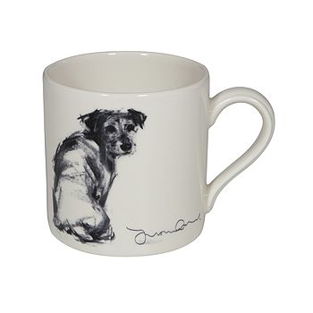 'Over My Shoulder' Terrier Dog Mug, 2 of 4