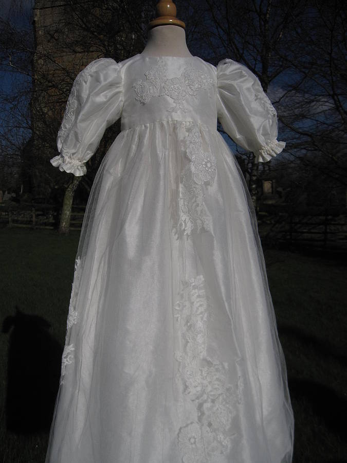 Christening Gown 'Stephanie' By Little Doves