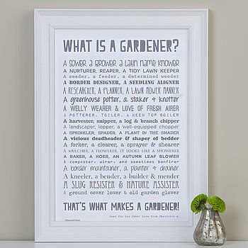 Personalised Gardening Poem, 3 of 4