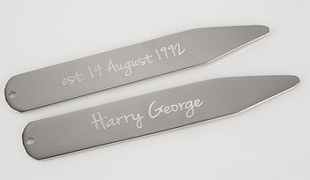 Personalised Message Collar Stiffeners, 2 of 12
