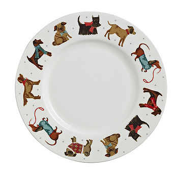 Hound Dog Dinner Plate By Ulster Weavers | notonthehighstreet.com