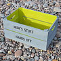 Personalised Two Tone Wooden Crate, thumbnail 3 of 7