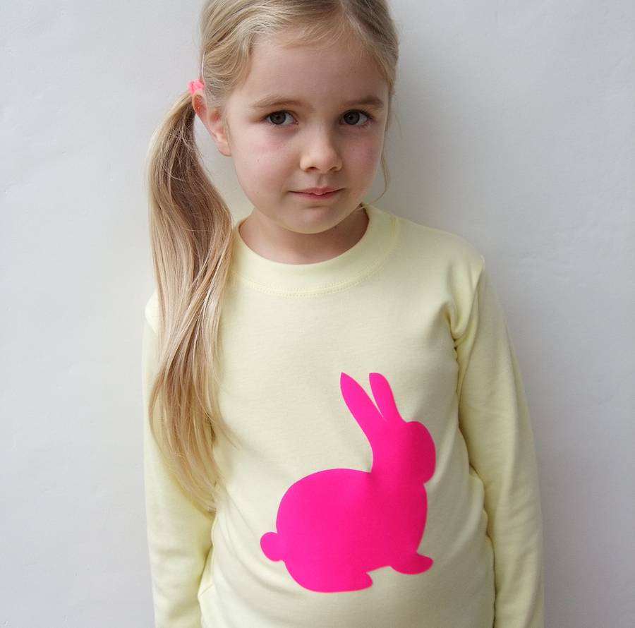 easter bunny t shirt by littlechook personalised childrens clothing ...