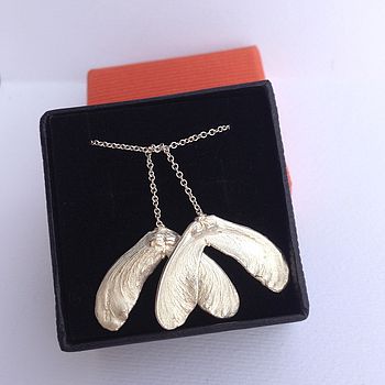 Sterling Silver Double Sycamore Rope Necklace, 3 of 3