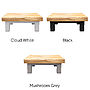 Oak And Iron Large Square Coffee Table, thumbnail 4 of 12