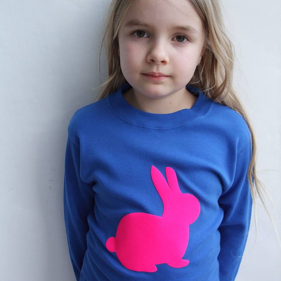 easter bunny t shirt by littlechook personalised childrens clothing ...
