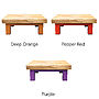 Oak And Iron Large Square Coffee Table, thumbnail 6 of 12