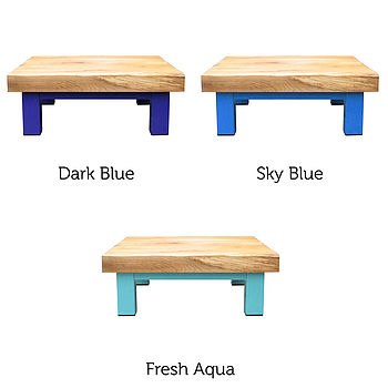 Oak And Iron Large Square Coffee Table, 7 of 12