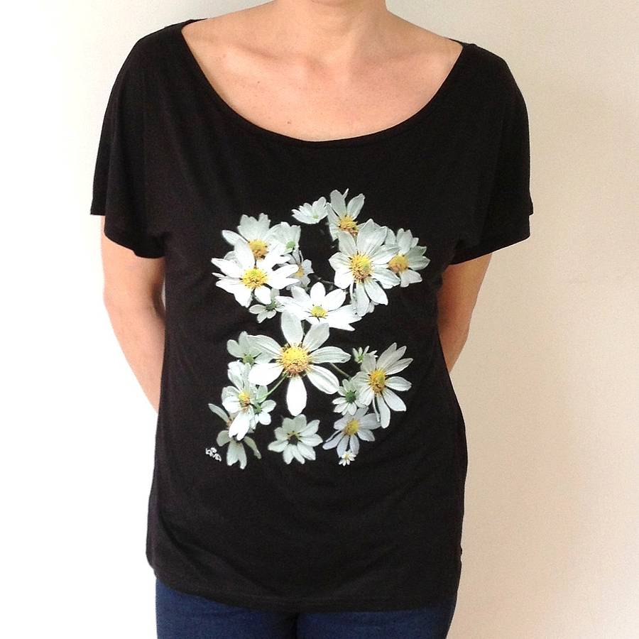 Limited Edition Black Daisy Top By Iamia