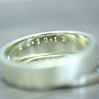 His And Hers Personalised Recycled Gold Wedding Bands, thumbnail 4 of 5