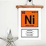 Personalised Periodic Table Print, thumbnail 1 of 5