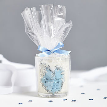 Christening Party Personalised Candle Favours, 3 of 4