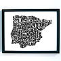 Gastronomy Map Print Set A3, thumbnail 11 of 11