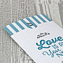 'Love Is All You Need' Wedding Invitation, thumbnail 9 of 12