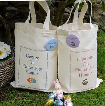 Personalised Children's Easter Egg Hunt Bag, 2 of 7