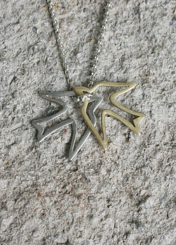 Two Little Birds Necklace, 2 of 10